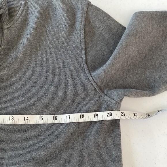 Land's End Button Front Sweater Cardigan Jacket Heavy Stretch Jersey Knit Cotton - Picture 13 of 16